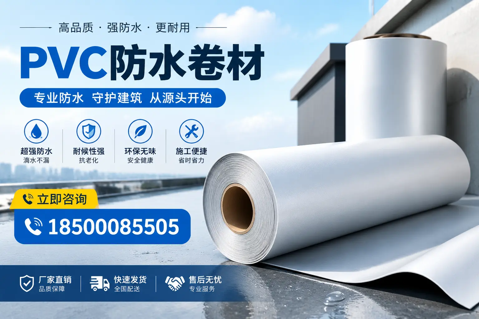 如何评估PVC防水卷材的性价比?胡杨河消费者必看